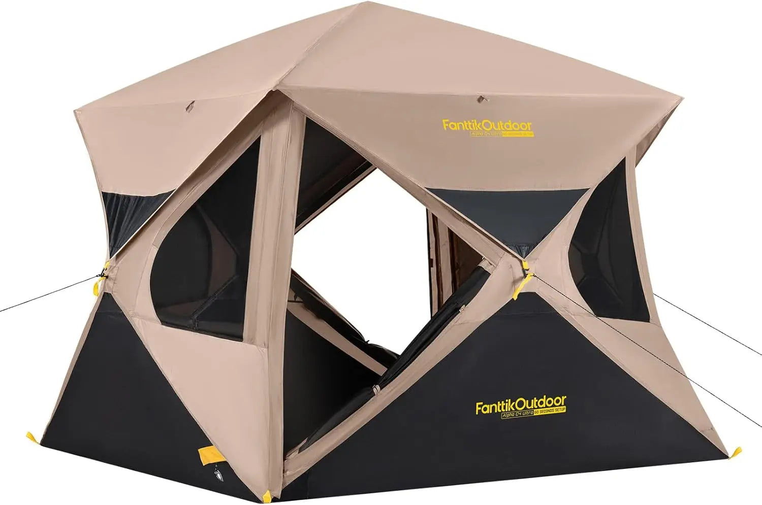 4 Person Pop Up Instant Cabin Tent 60 Second Setup