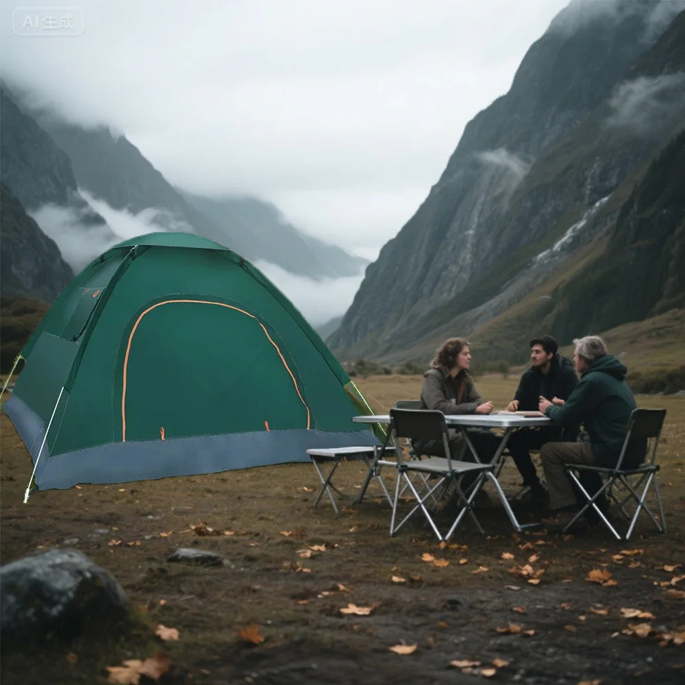 2-3Person Outdoor Pop Up Tent Waterproof Automatic Camping UV Protection Tents Llightweight Instant Setup Tourist Sun Shelter