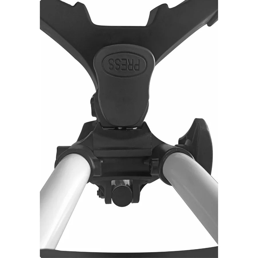 Folding Golf Push Cart 4 Wheel with Foot Brake