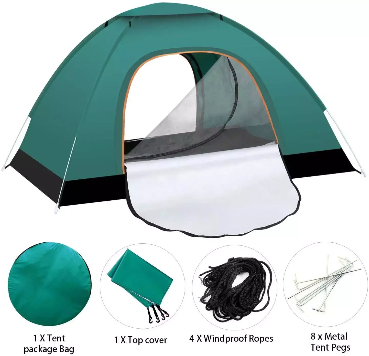 Automatic Camping Tent Pop Up Outdoor Hiking Waterproof Sun Proof Portable Backpacking Folding Tents Travelling Tools 2-3 Person