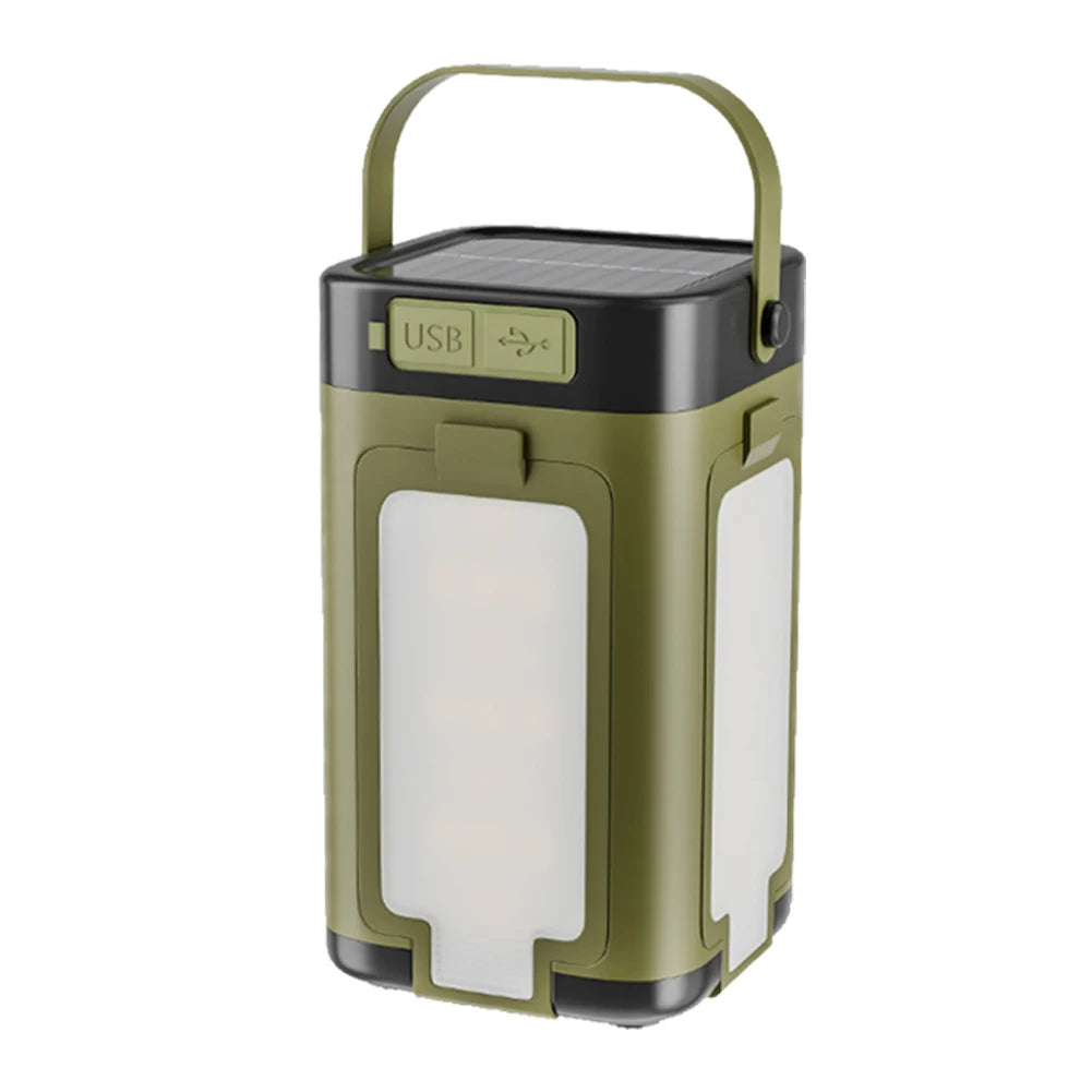 Foldable Camping Light Power Bank Rechargeable Lantern Solar Camping Lantern